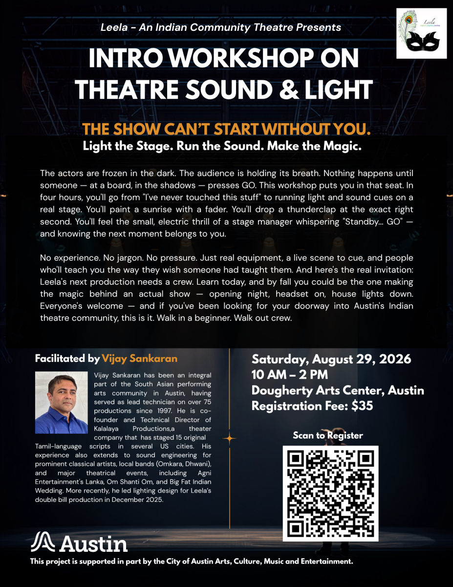 INTRO WORKSHOP TO THEATRE SOUND & LIGHT