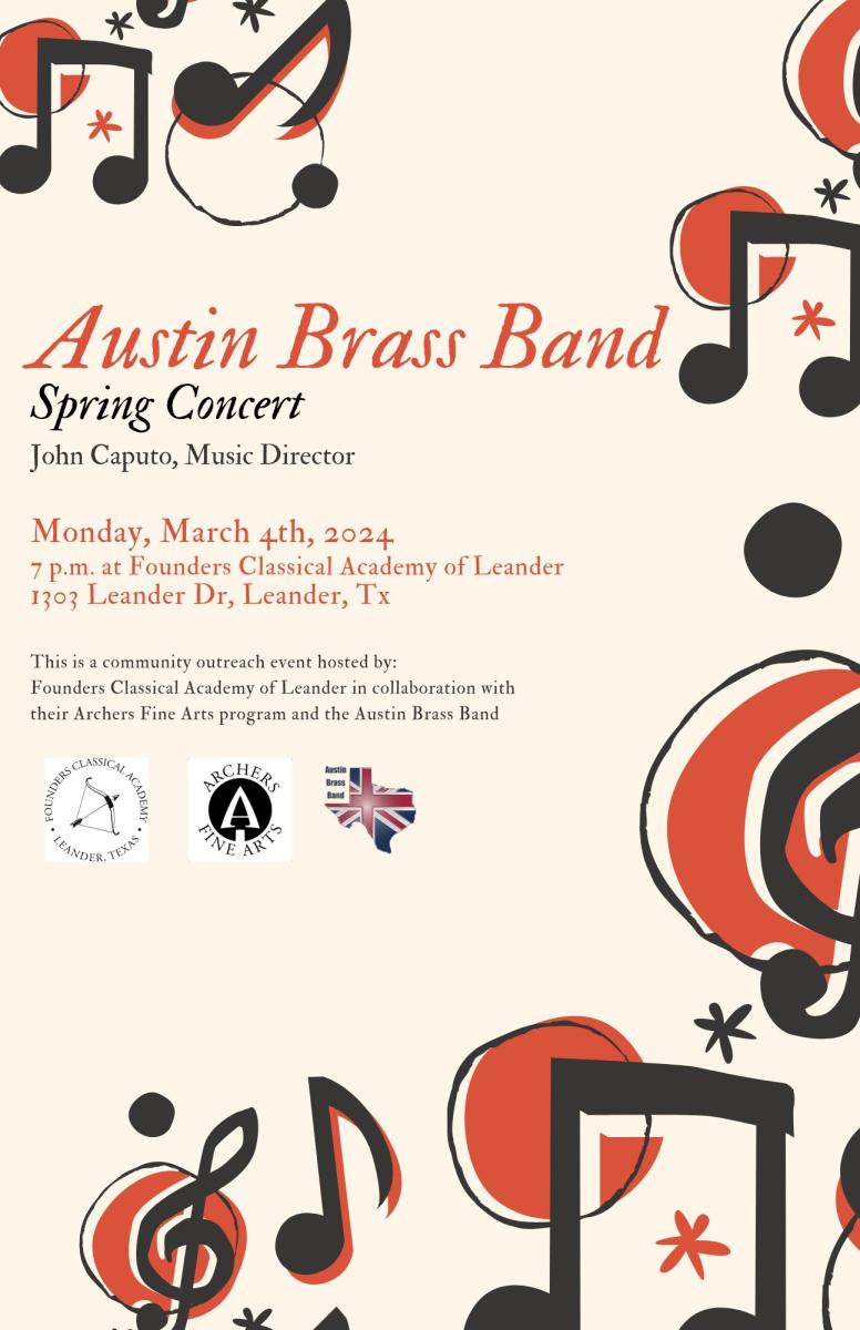 奥斯汀铜管乐团2024年春季音乐会 | 德兰德，德克萨斯州