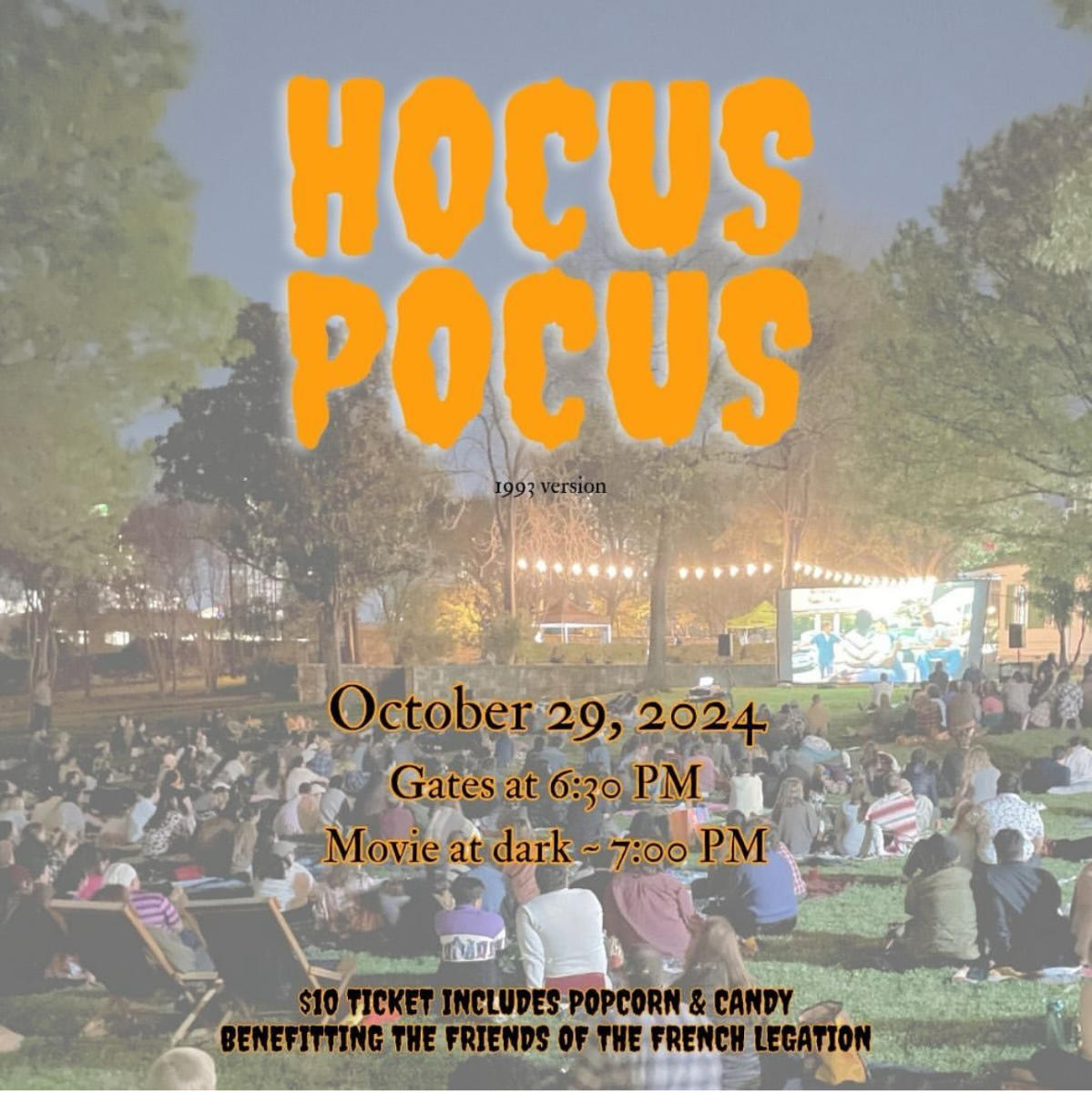 Hocus Pocus Outdoor Movie Screening Austin, TX