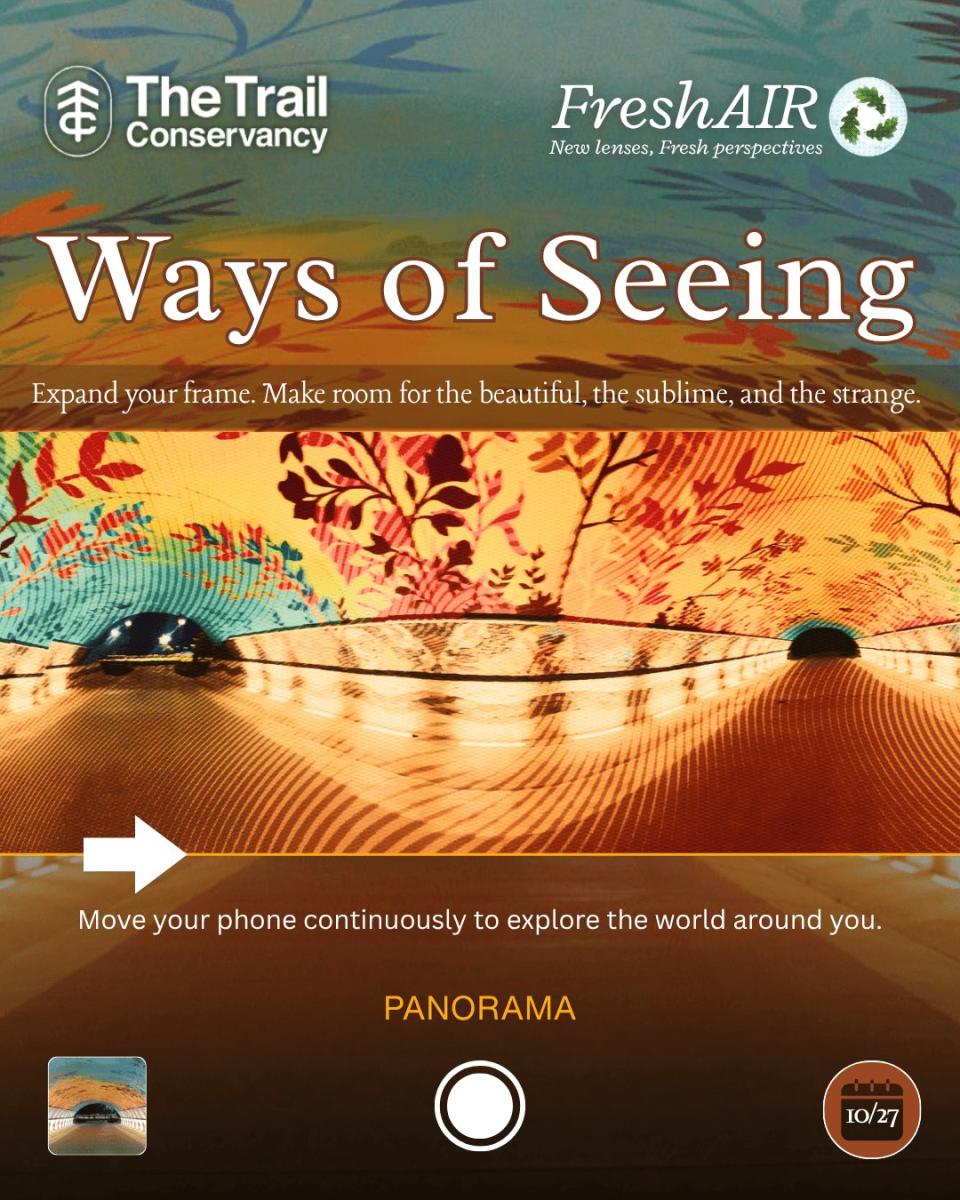 Ways of Seeing: A Smartphone Photography Workshop on the Trail - Panorama