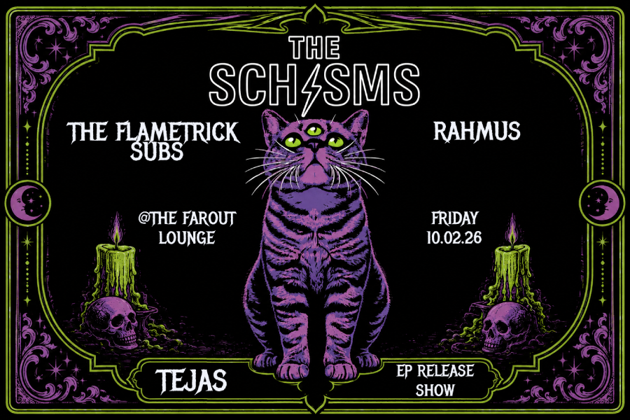 The Schisms EP Release Show with The Flametrick Subs, Rahmus