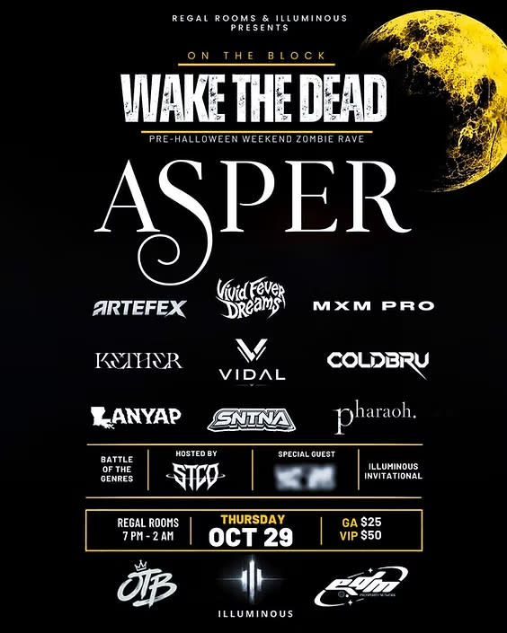 Wake The Dead Zombie Rave- On The Block