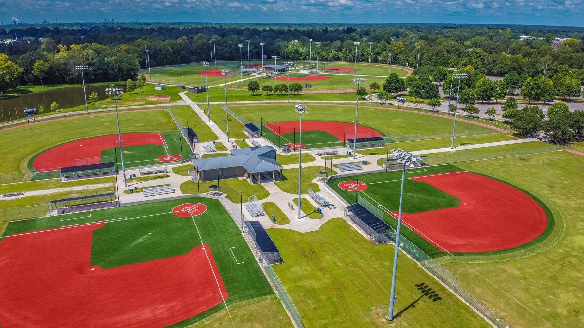 Hartley Vey Field Sports Park at Oak Villa, a BREC facility