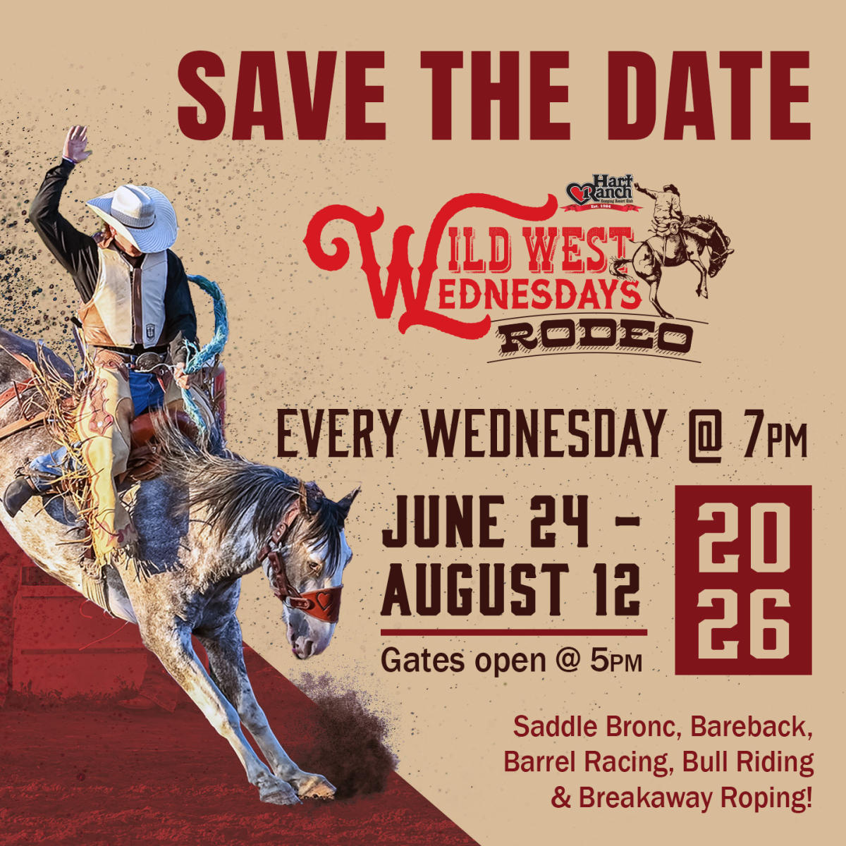 Wild West Wednesdays Rodeo Series