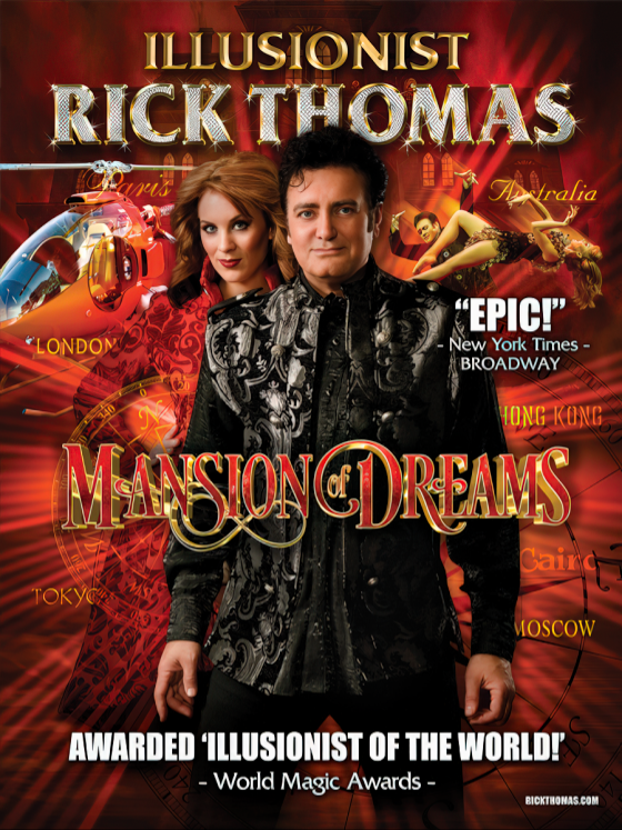 Mansion of Dreams Illusionist Rick Thomas - Matinee | Branson, MO