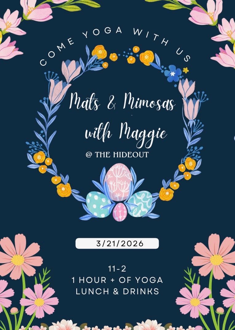 Mats & Mimosas with Maggie