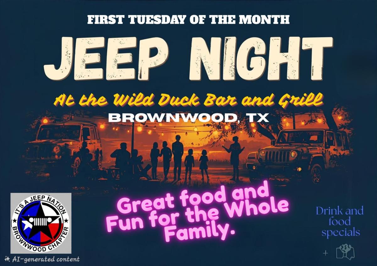 Jeep Night at the Wild Duck