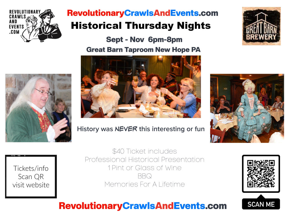 Thursday Night Historical Series at Great Barn Taproom