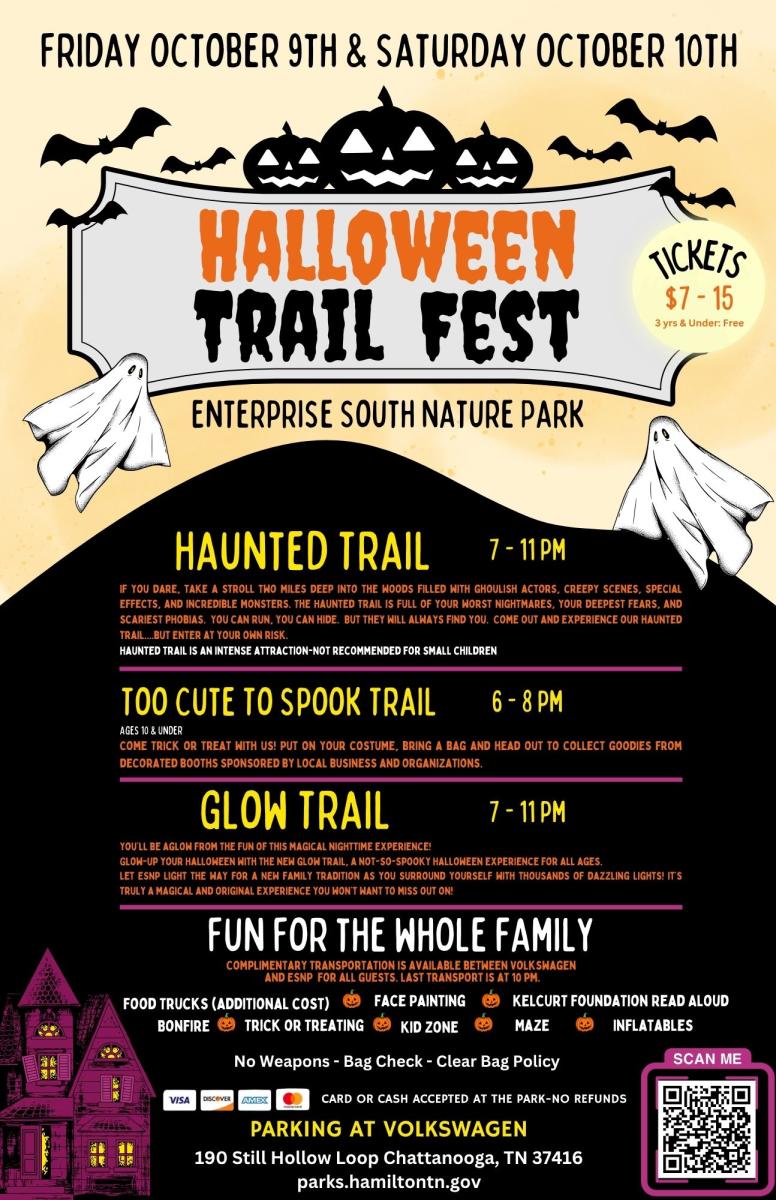 Halloween Trail Fest — Family fun in Enterprise South Nature Park