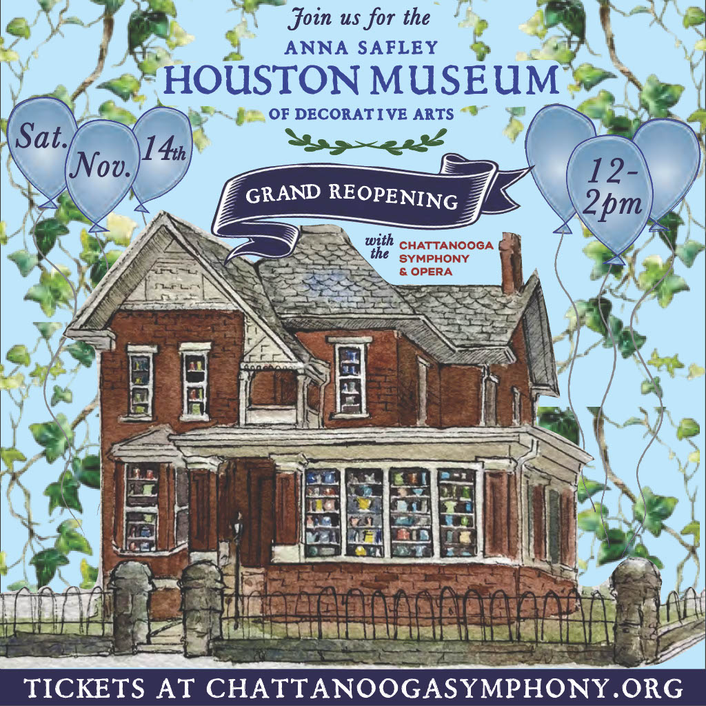 Houston Museum of Decorative Arts Grand Reopening — Arts & culture in Houston Museum of Decorative Arts · Chattanooga, TN