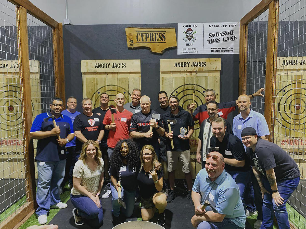 Angry Jack's Axe Throwing Club Exton