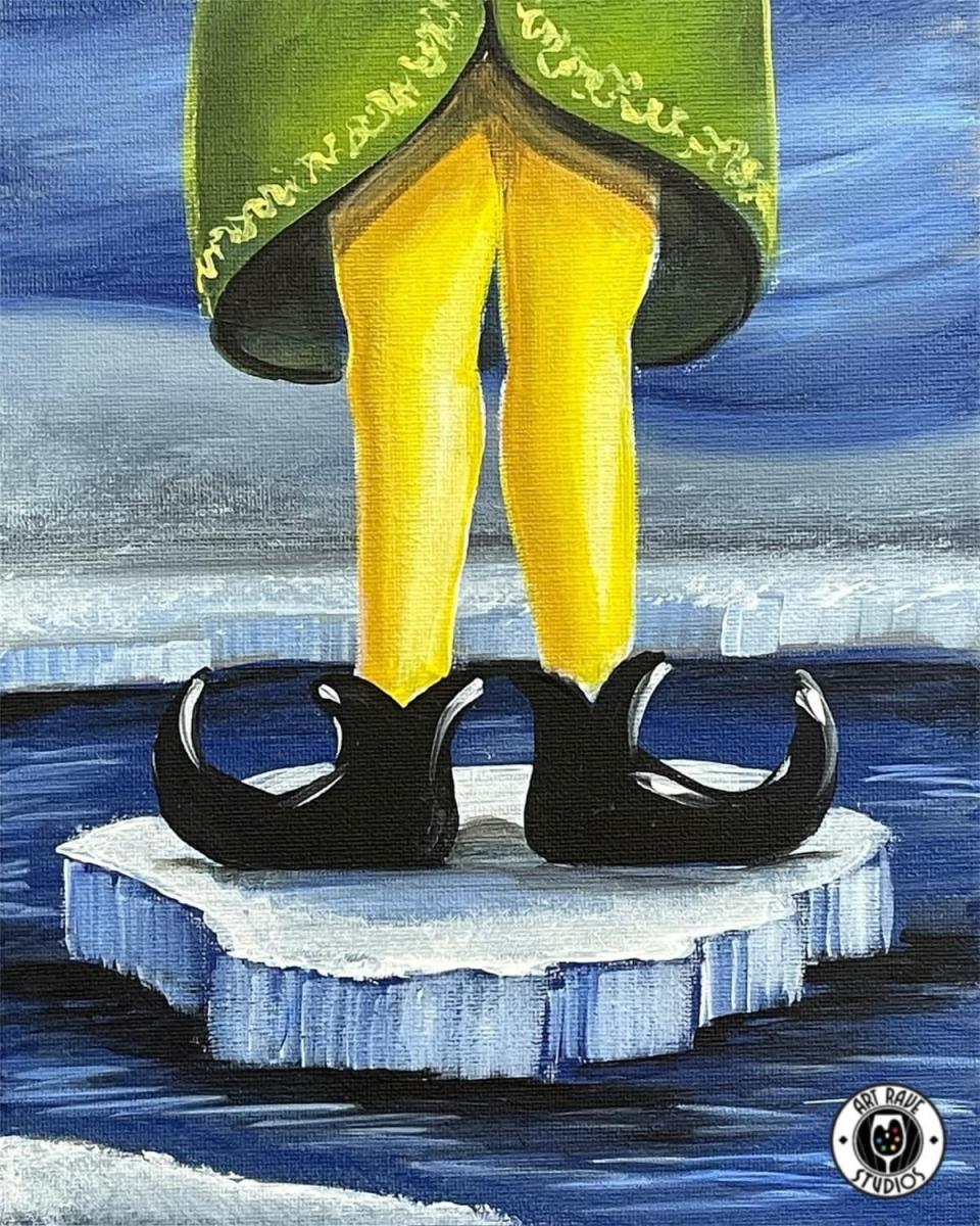 Charlestown Paints! Elf Christmas Painting Charlestown, IN 47111