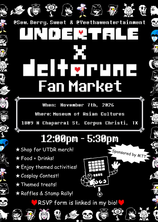 Undertale X Deltarune Fan Market — event imagery