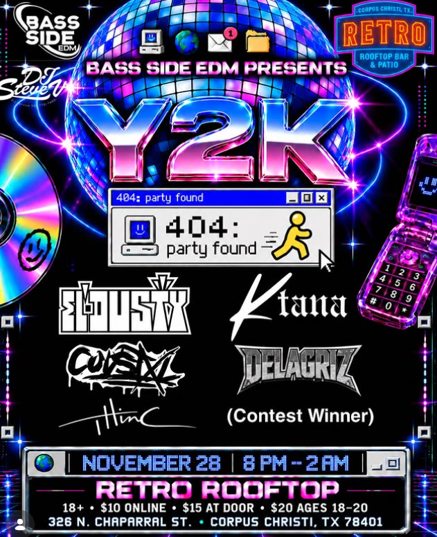 404: PARTY FOUND — event imagery