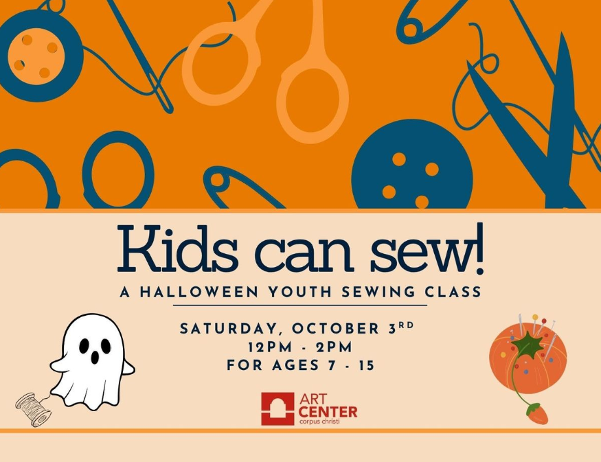Kids can Sew: Halloween Edition! With Shirin Delsooz — event imagery