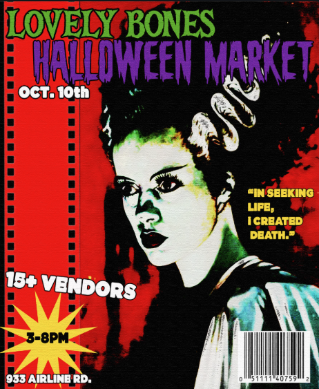 Lovely Bones | Halloween Market — event imagery