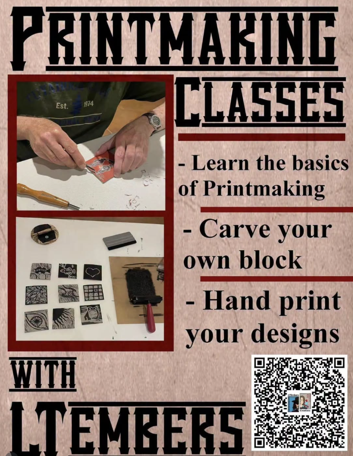 Printmaking Classes — event imagery