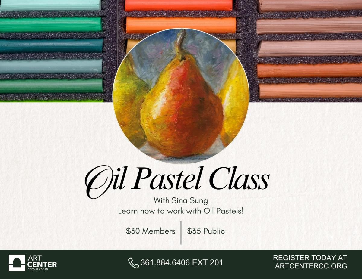 Oil Pastel Class with Sina Sung — event imagery