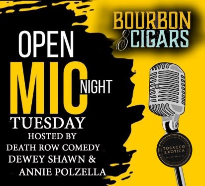 Bourbon and Cigars Plus Open Mic Comedy | Daytona Beach, FL 32118
