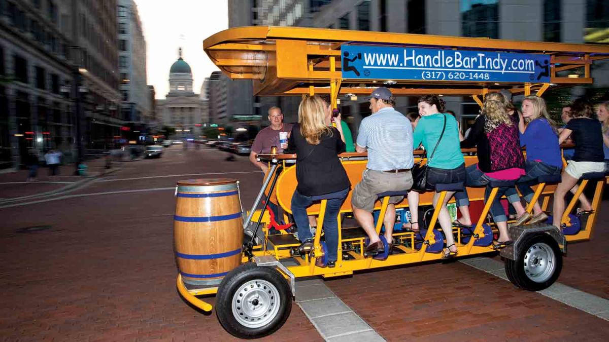 The HandleBar Indy Pedal Pub