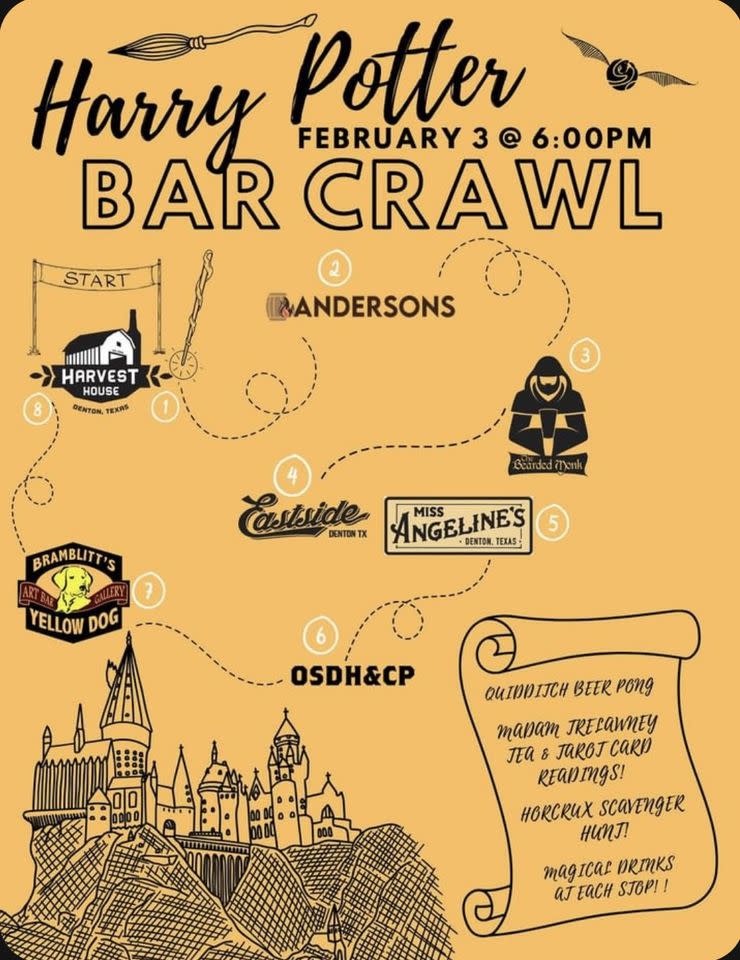 Harry Potter Bar Crawl