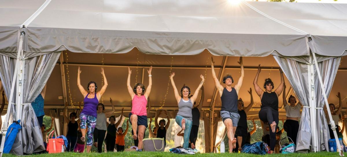 Summer Nights: Sunset Yoga with Silent Disco