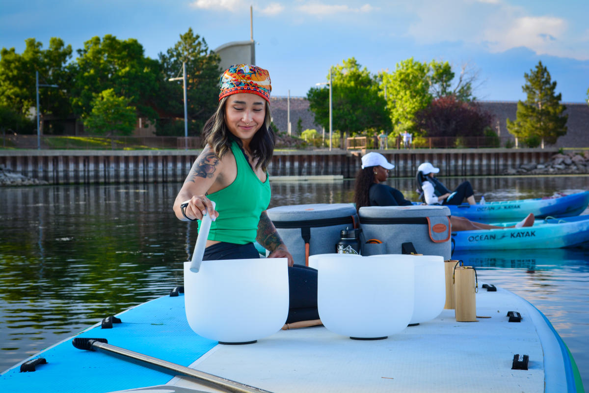 Sunrise Paddle + Sound Bath: Morning Meditation on the Water — Rocky Mountain Paddleboard at Cherry Creek Reservoir, Greenwood Village