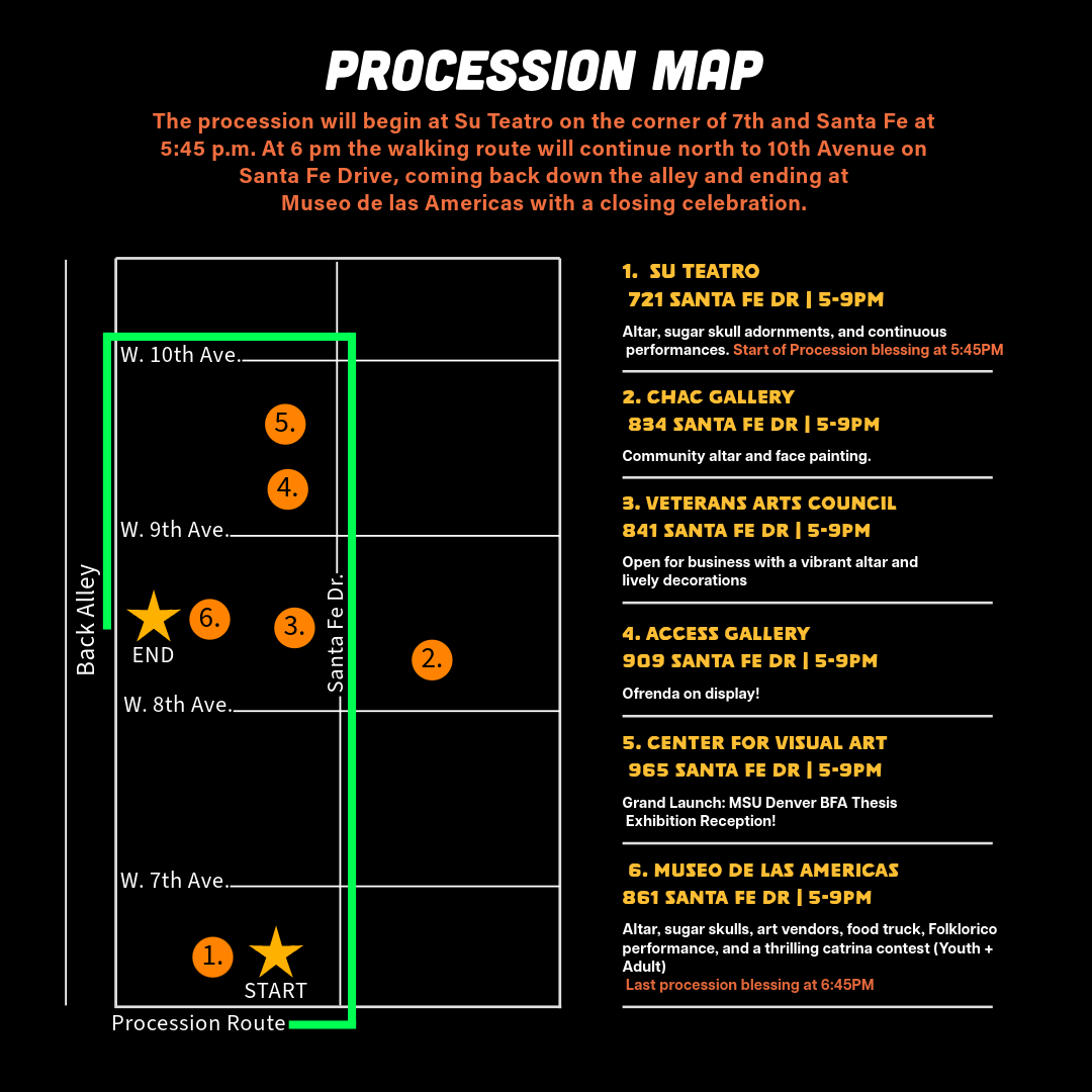 Día de Muertos at Denver's Art District on Santa Fe