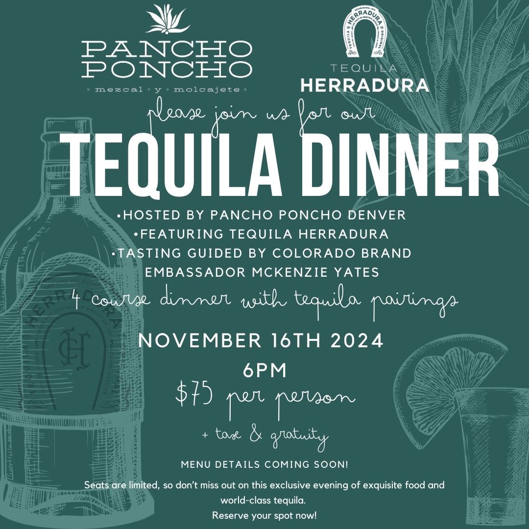 Tequila Pairing 4Course Dinner
