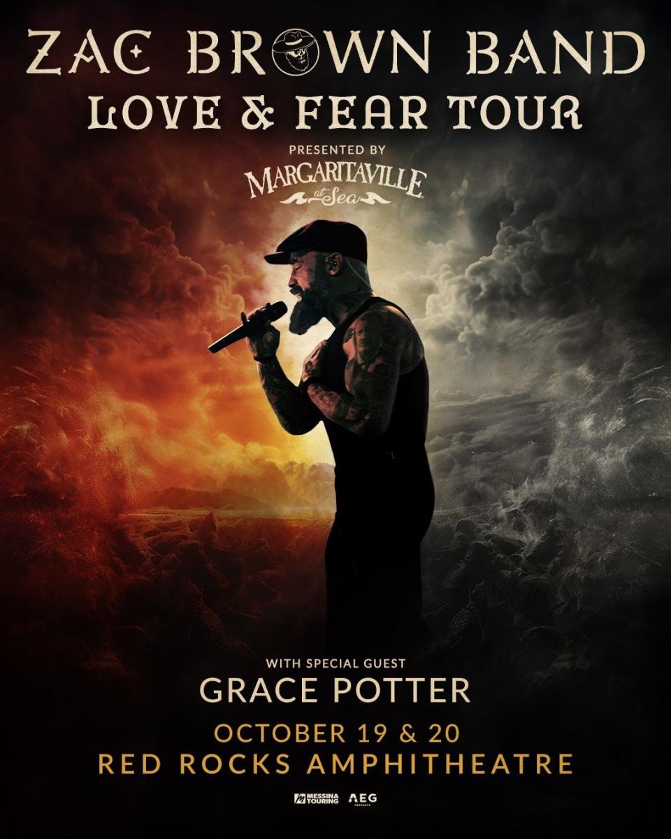 Zac Brown Band - Love & Fear Tour 2026 with Grace Potter