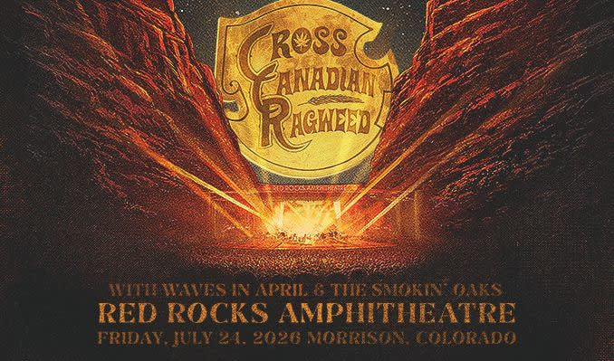 Cross Canadian Ragweed with The Smokin Oaks & Waves in April