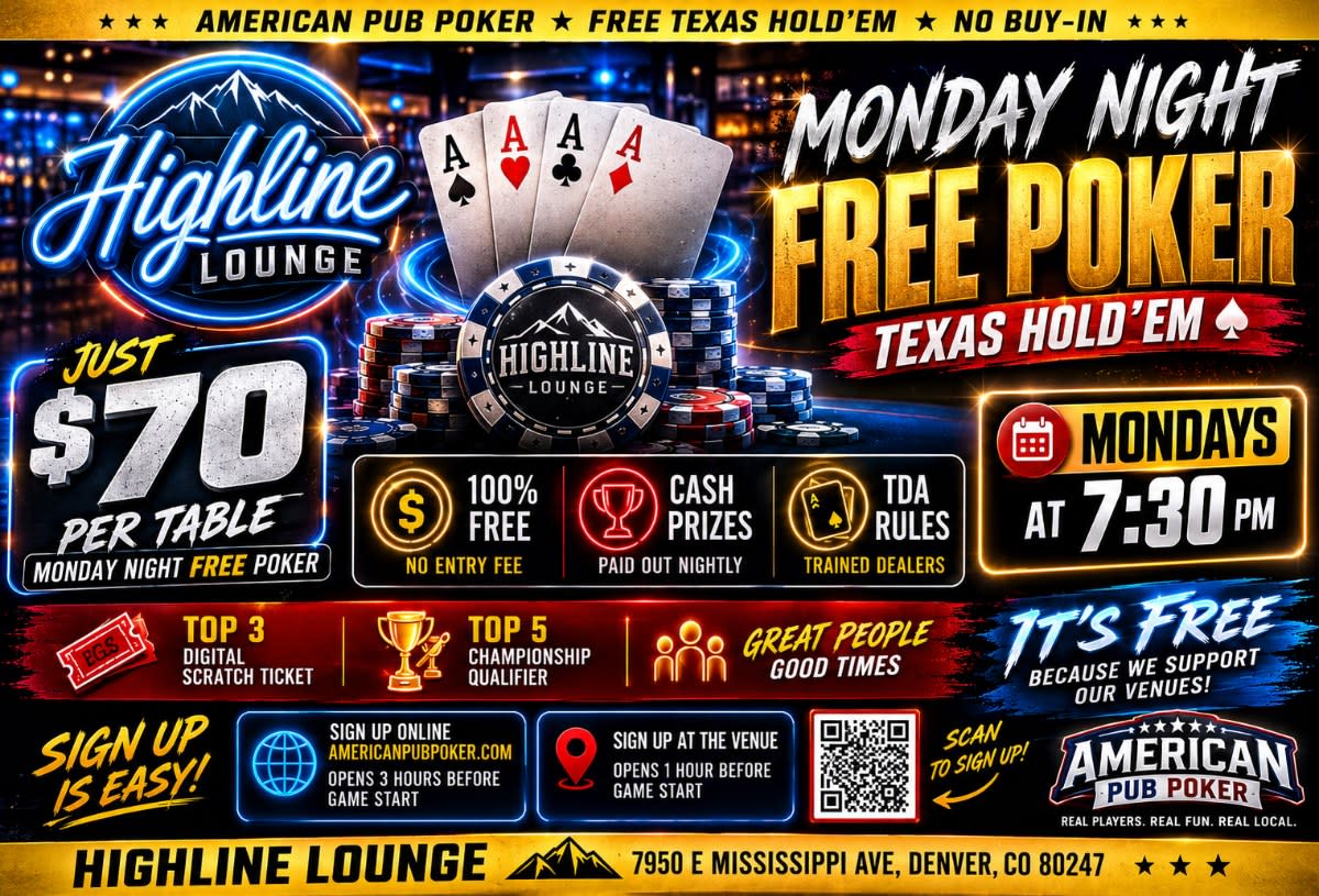 Poker Night at Highline Lounge