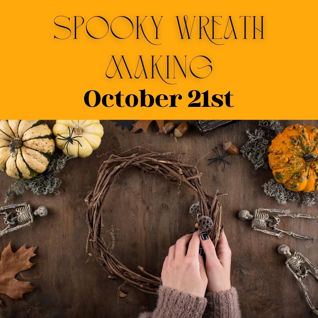 Spooky Wreath Making