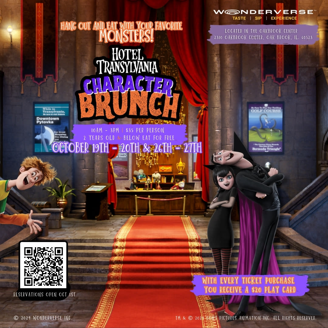 Hotel Transylvania Character Brunch