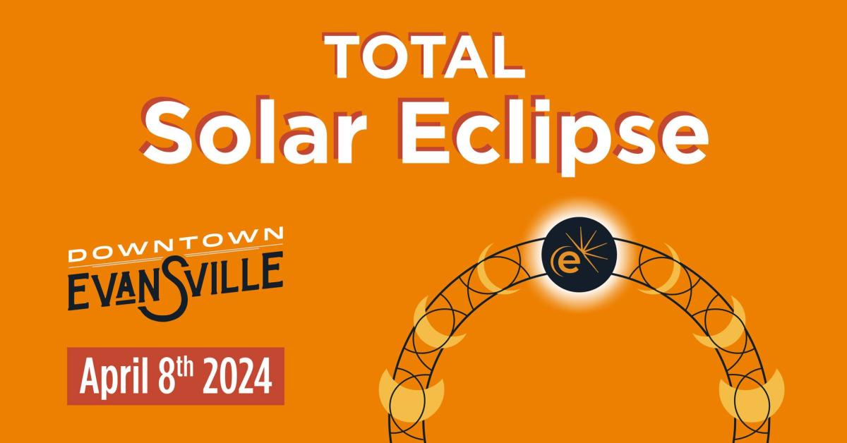 Downtown Evansville Total Solar Eclipse