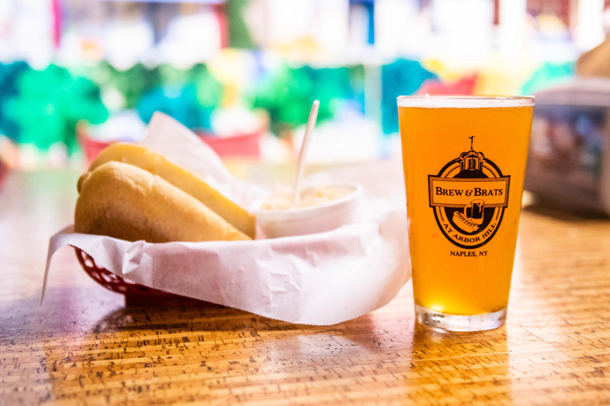 Brew and Brats at Arbor Hill Naples, NY
