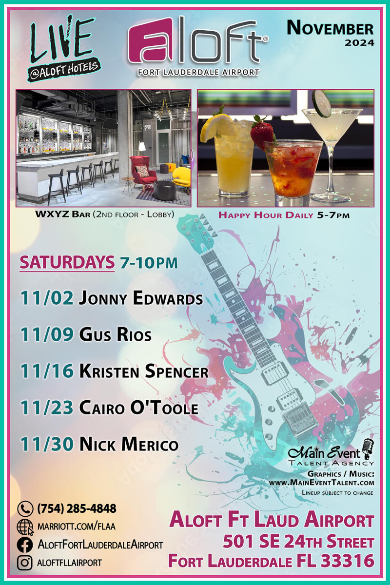 Live Aloft Hotels Gus Rios