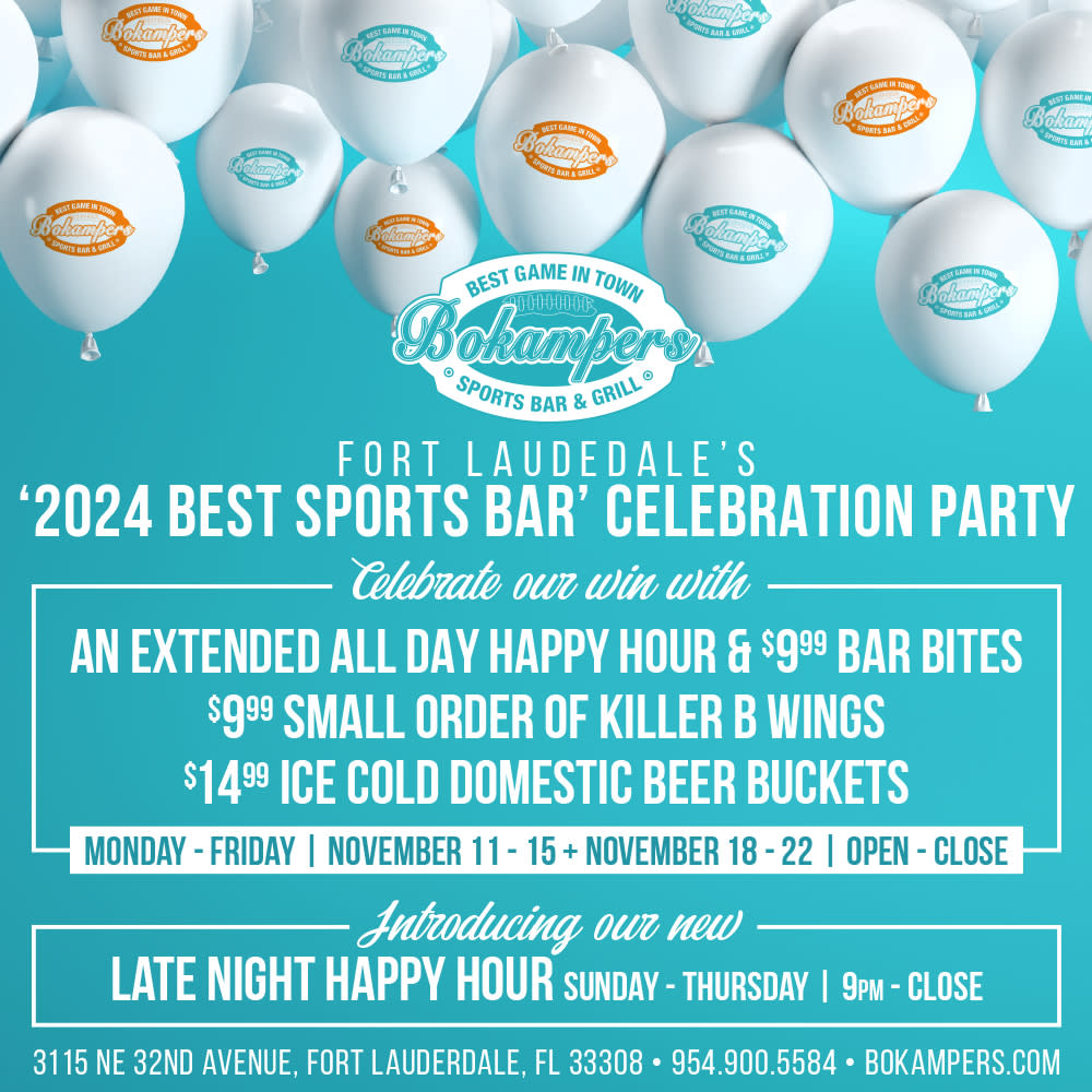 Best Sports Bar Winner Celebration Party