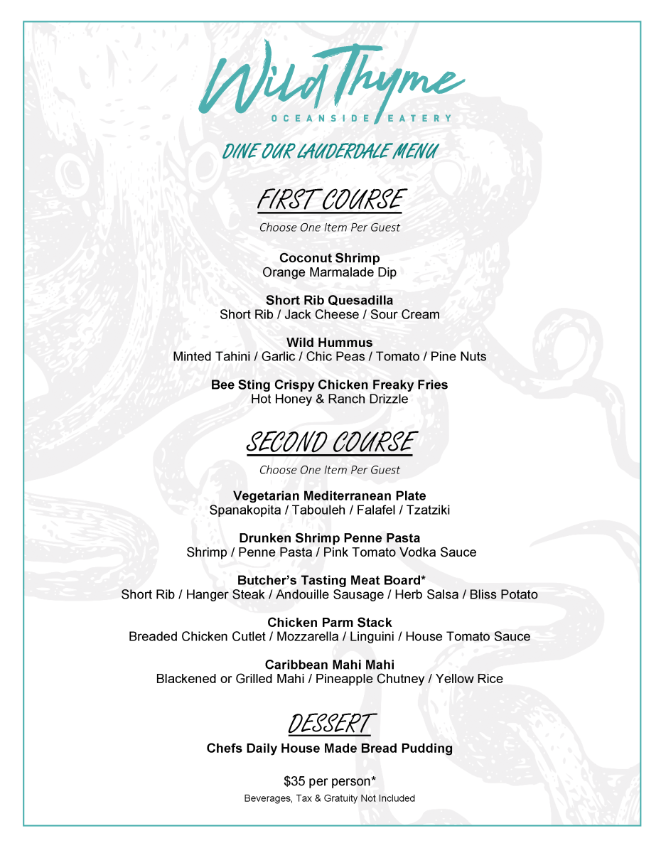 WILD THYME OCEANSIDE EATERY