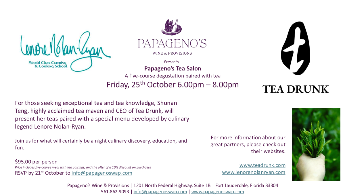 Tea Salon partnership with TeaDrunk and Lenore NoranRyan