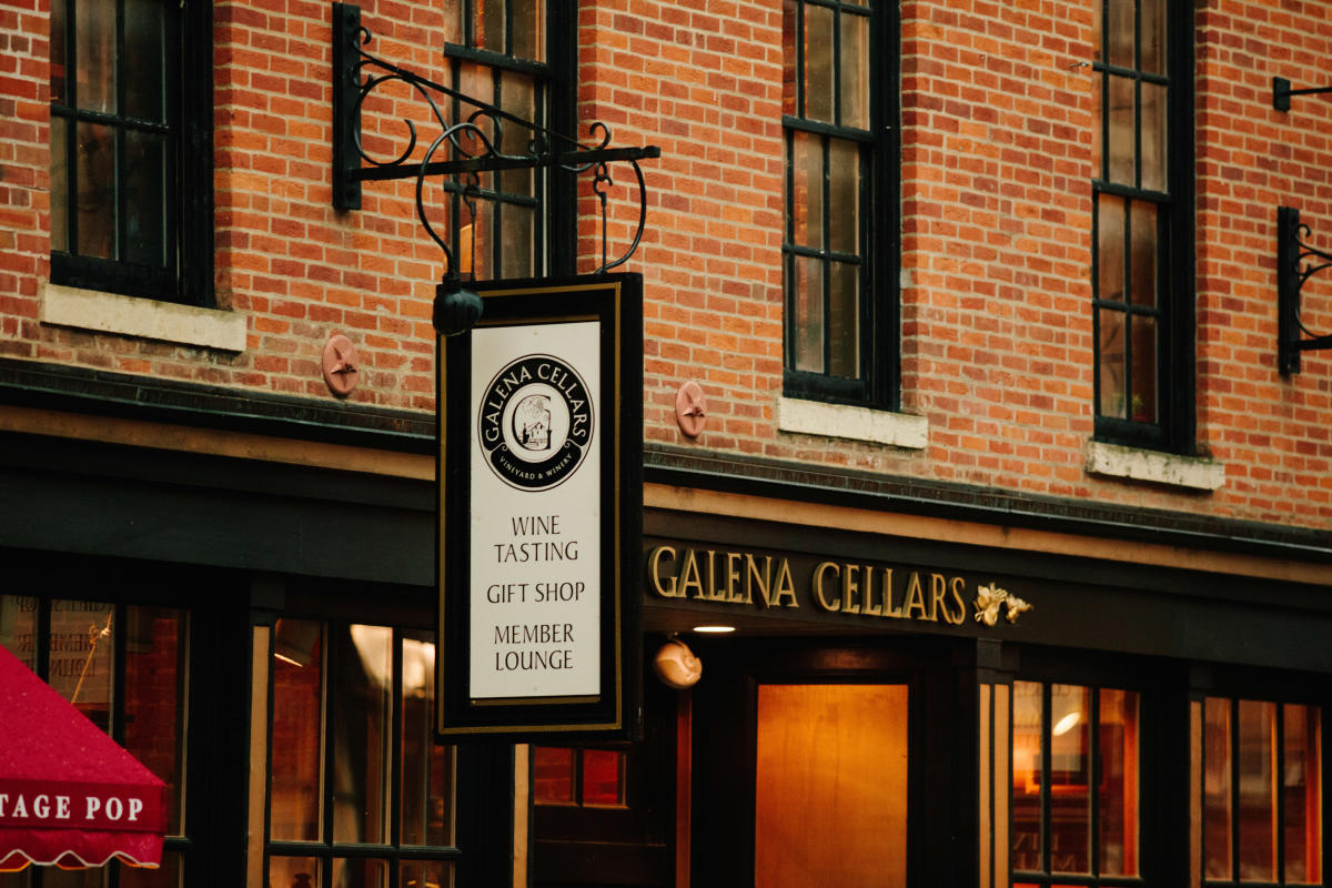 Galena Cellars Wine Tasting Room in Galena, IL Galena Country