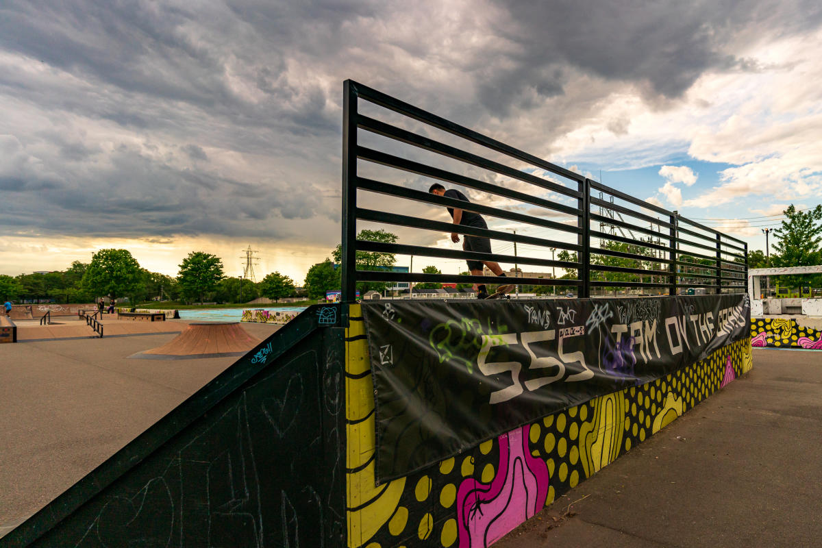 555 Monroe Skate Park Grand Rapids MI, 49503