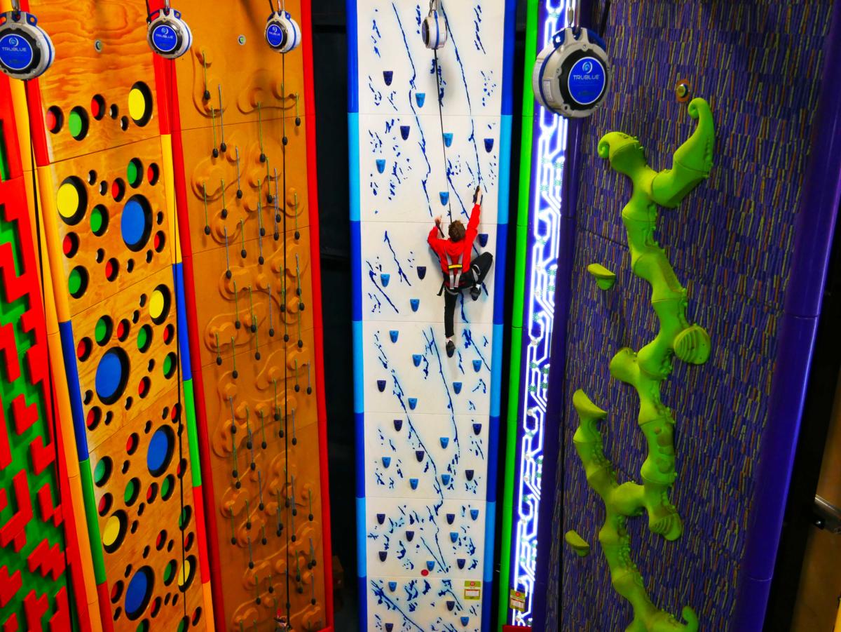 Sunday Sky Trail Ropes Course, Sky Rail Zip Rail, and Clip ‘n Climb