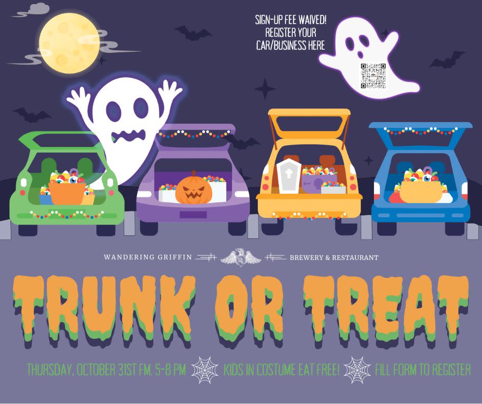 TrunkOrTreat and Vendor Market at the Wandering Griffin 🎃