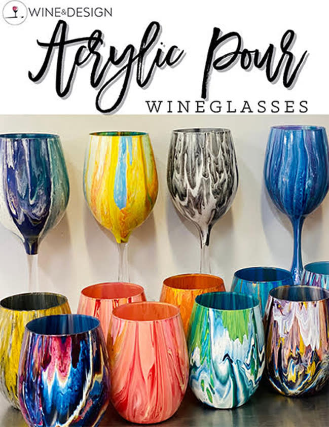 Paint and Sip Harry Potter Wine Glass Painting