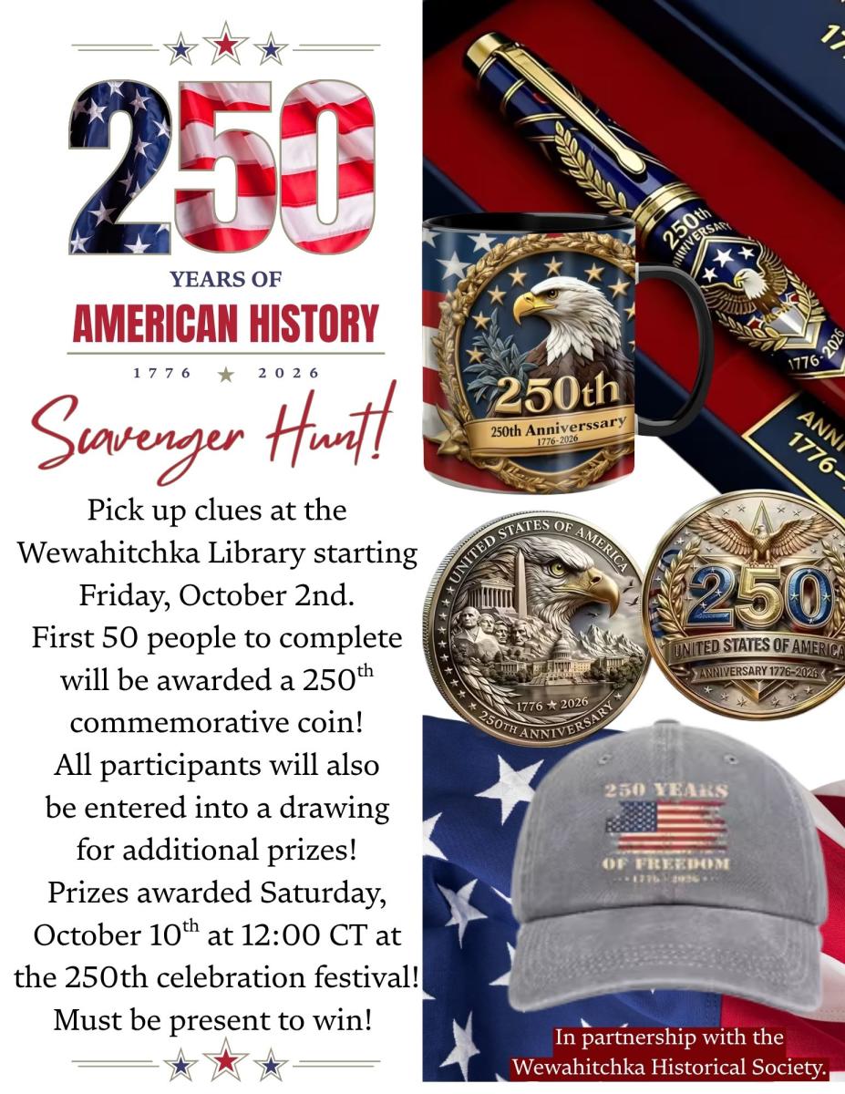America 250 Scavenger Hunt - Wewahitchka