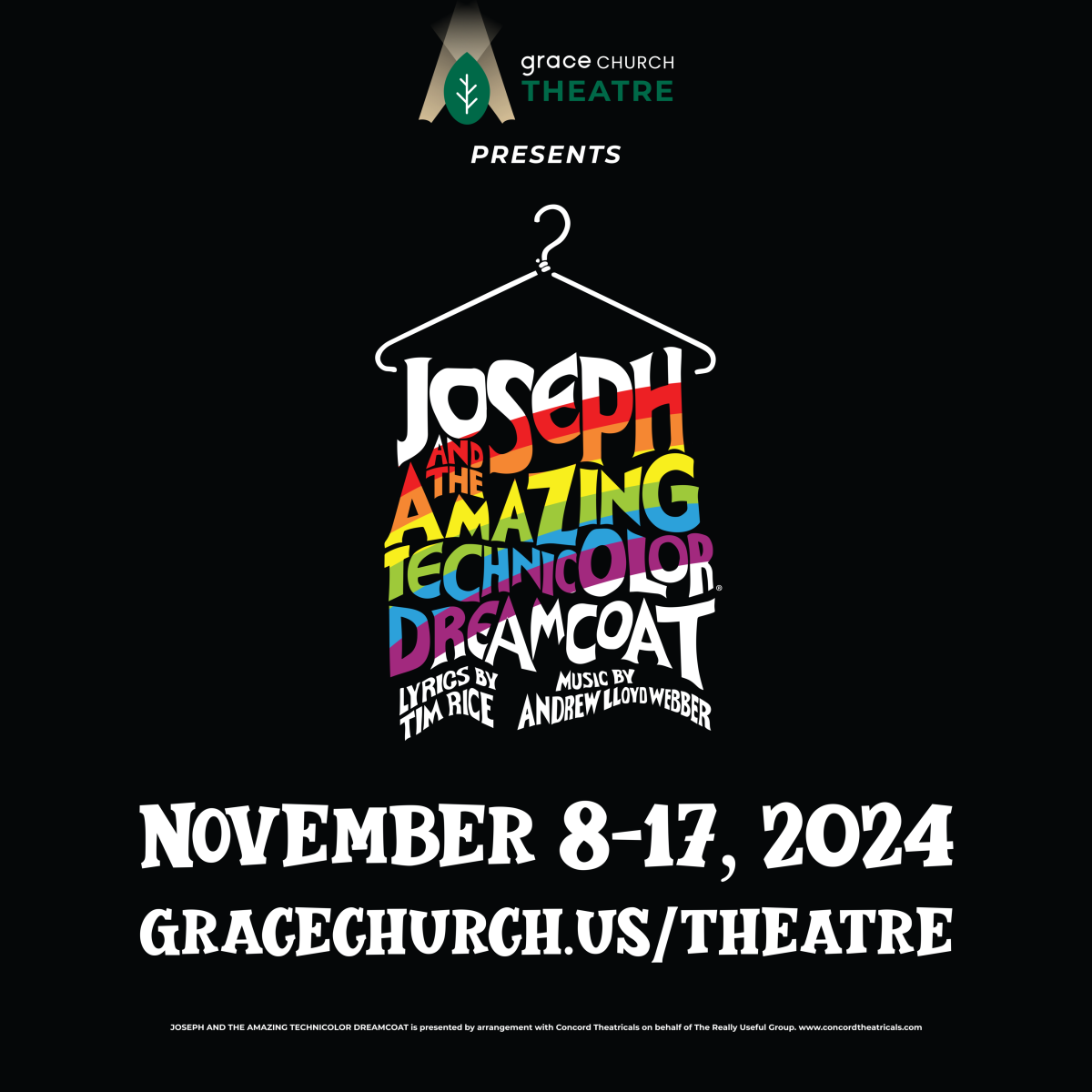 First ten colours of joseph's dreamcoat shop