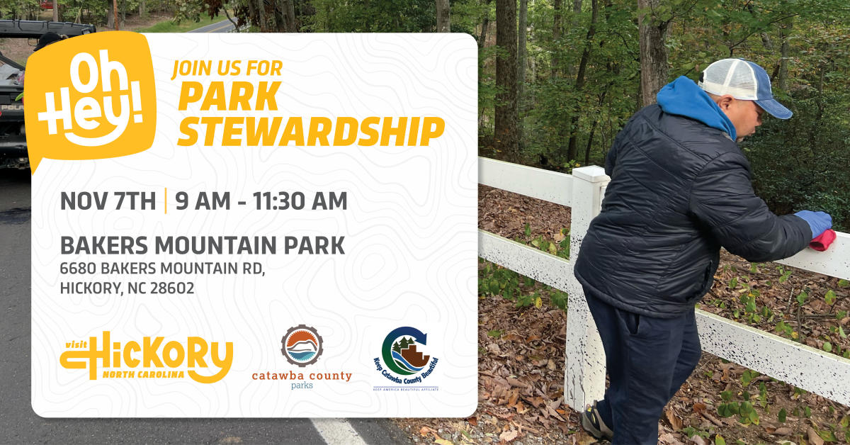 Park Stewardship Day | Bakers Mountain Park Graphic