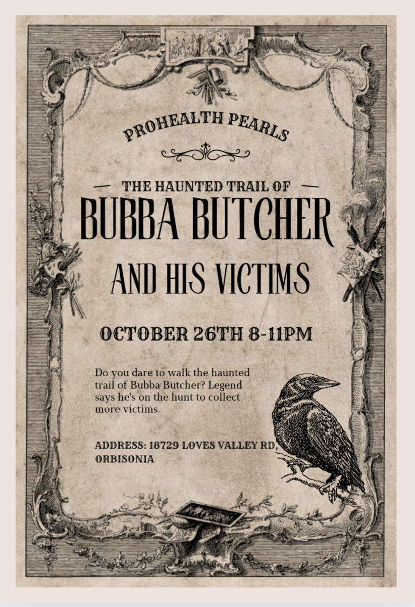 "Haunted Trail of Bubba Butcher" at Orbisonia Rockhill Sportsmen