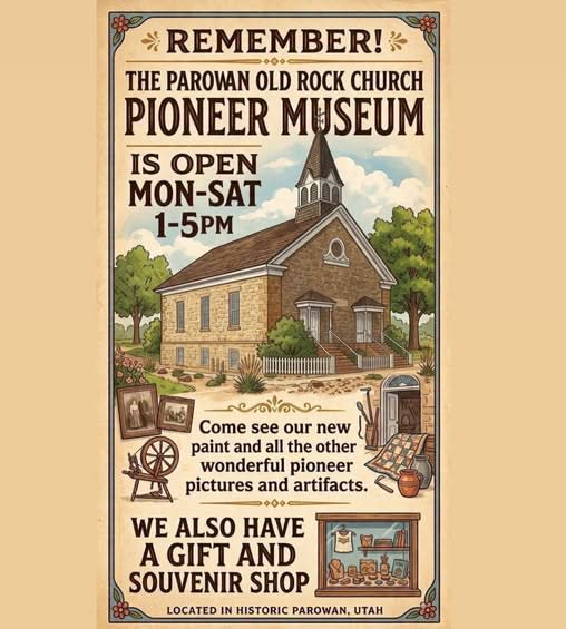 Parowan Old Rock Church Pioneer Museum